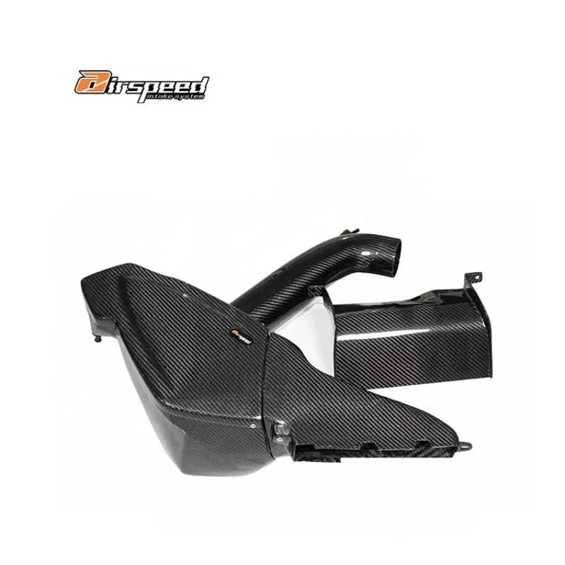 Airspeed Brand Neat and Clear Surface Texture 100%  Carbon Fiber Cold Air Intake System For audis A6,A7 C7 3.0T