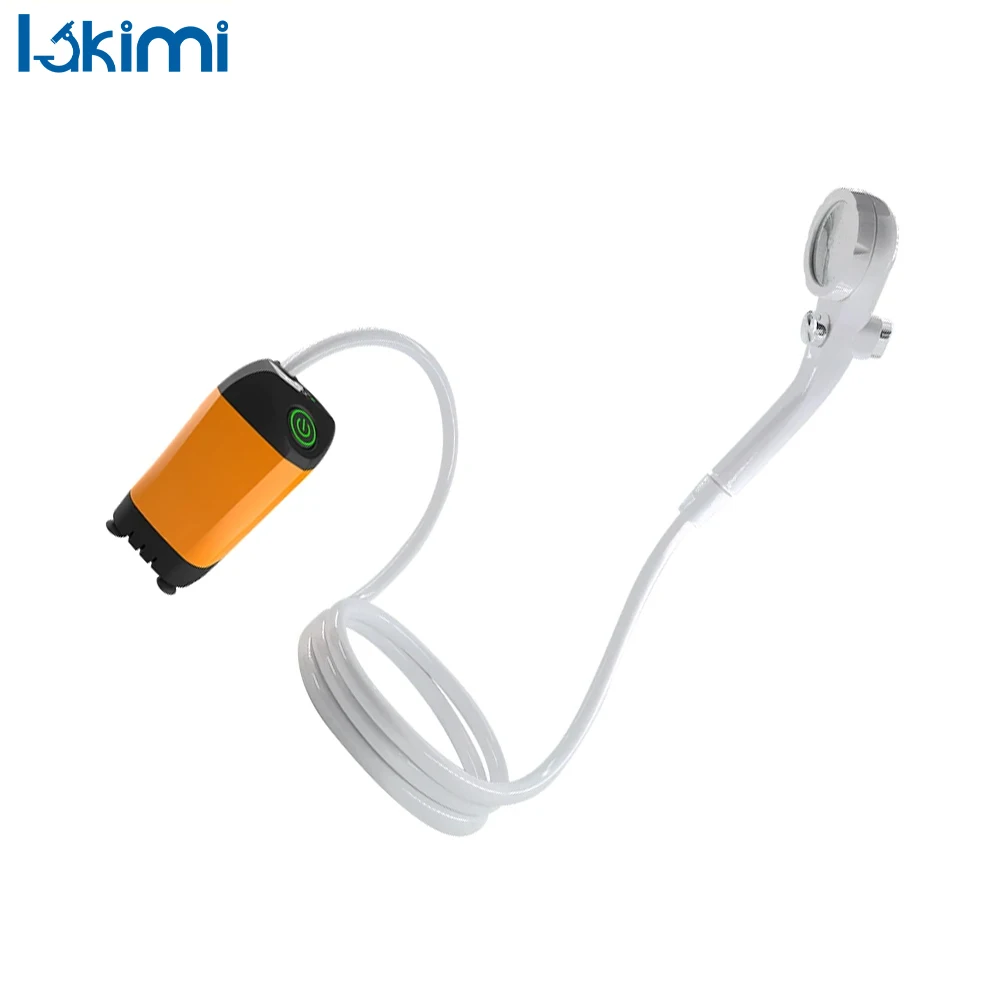 Portable USB Powered Rechargeable Electric Shower Pump Waterproof Outdoor Camping Hiking Beach Pet Bath Car Wash LK-AA504