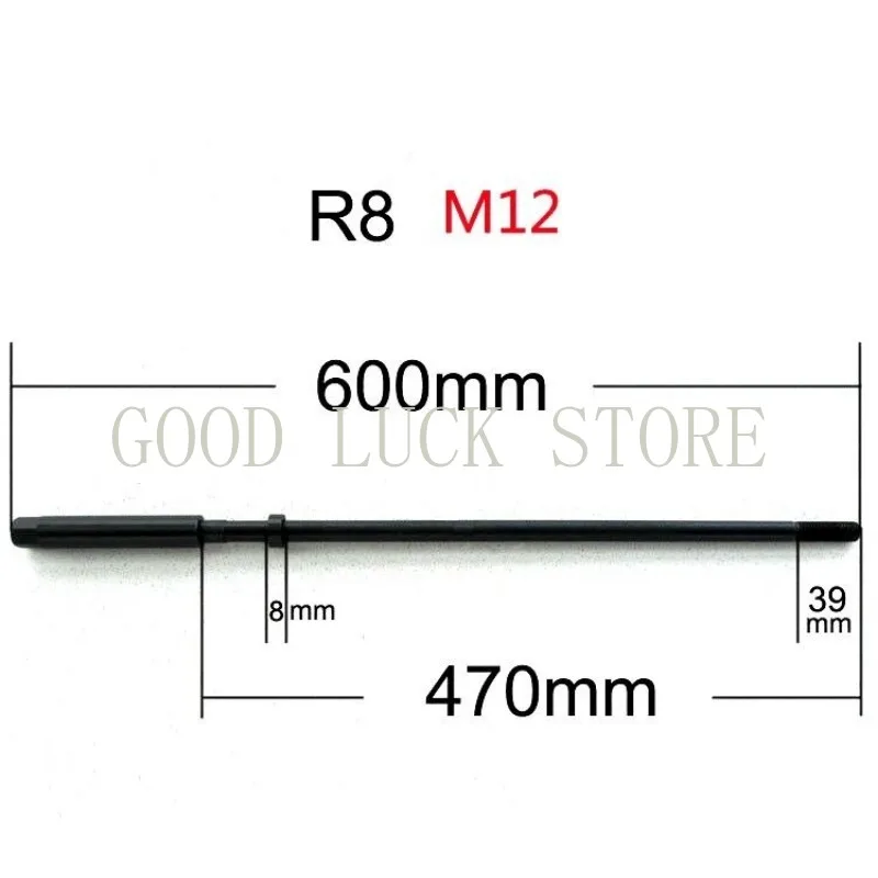 Imagem -02 - Fresadora para Moinho de Ponte Barra de Tração r8 Barra de Tração Geral Cnc M12 600 mm 1pc Alta Qualidade