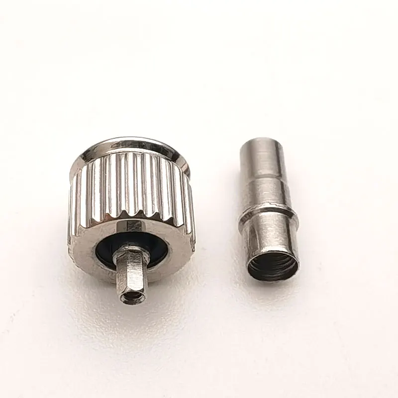 Stainless Steel Watch Crown For Lingin Conquest Hydroconquest L3.781.4 Watches, High Quality Watch Parts view 3