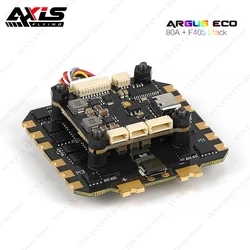 Axisflying ARGUS ECO 80A ECS + F405 FC Stack ICM42688P 16M 4-6S per Freestyle Long Range 13 pollici RC FPV Drone