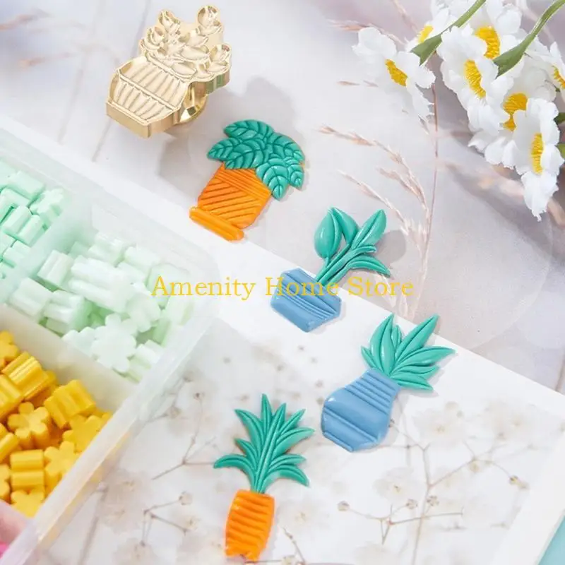 F26C Envelope Envelope Wax Seal Seal Head Deflible Sealing Brasses Head Head #1