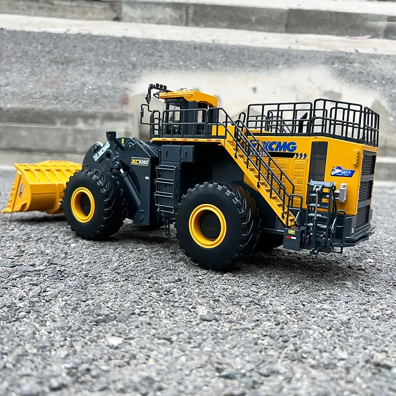 Diecast 1:43 Scale XCMG XC9350 Wheel Loader Engineering Alloy Model Collection Souvenir Display Ornaments