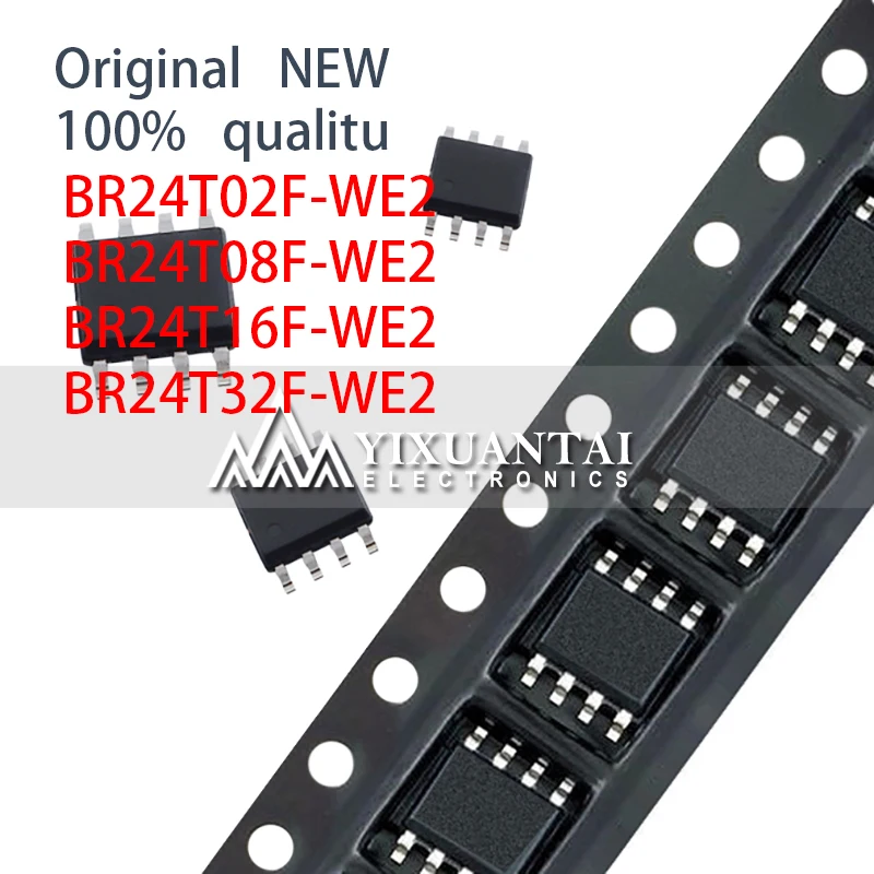 10pcs SOP8 SMD  BR24T02F-WE2 BR24T08F-WE2 BR24T16F-WE2 BR24T32F-WE2 BR24T02 BR24T08 BR24T16 BR24T32 24T02 24T08