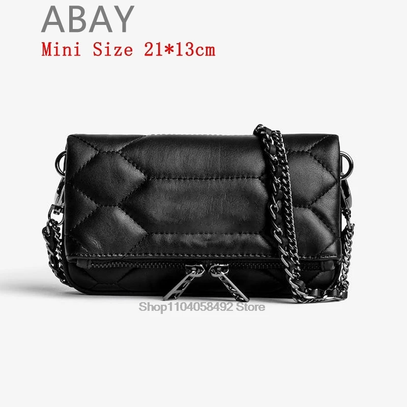 2024 Fashion Casual New Women Crossbody Bag Messenger Shoulder Bags for Zadigant Wings Women Leather Chain Ladie Bandolera Mujer