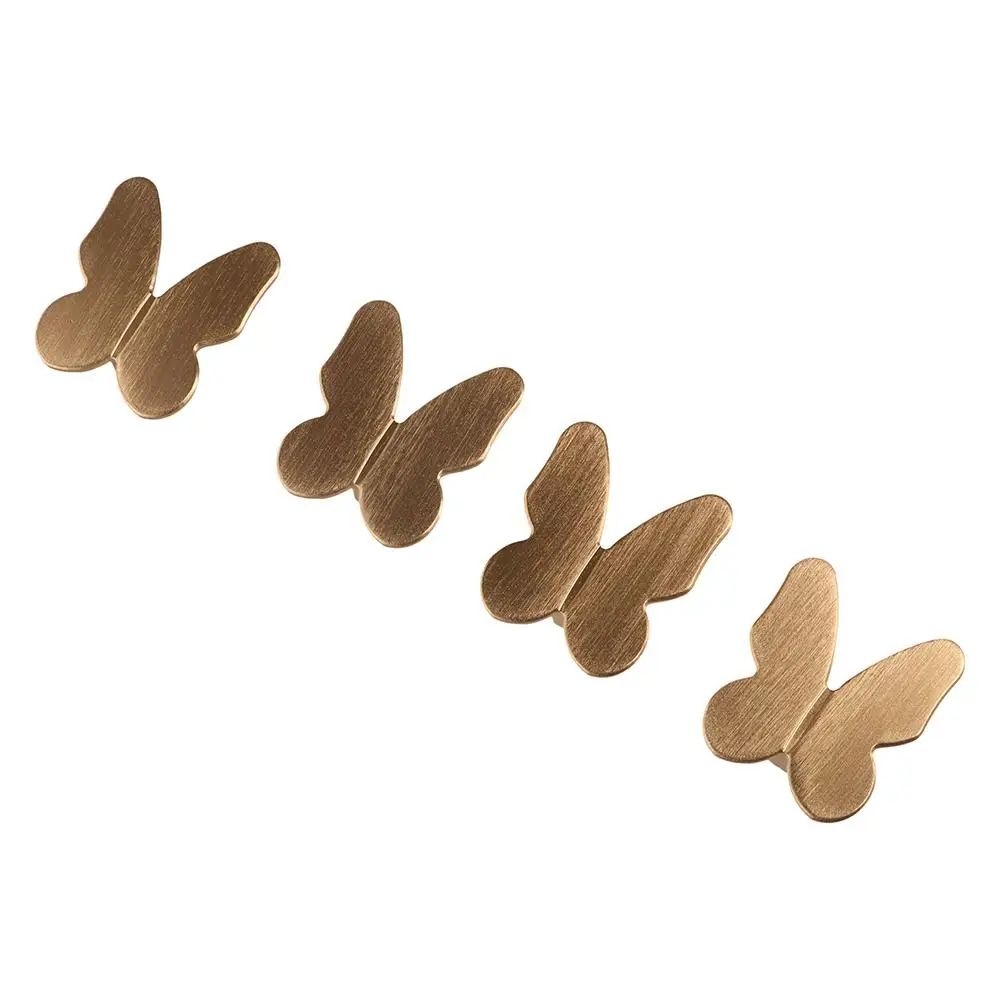 

Furniture Hardware Butterfly Shape Door Pulls Cabinet Drawer Single Hole Drawer Knobs Wardrobe Pulls Zinc Alloy