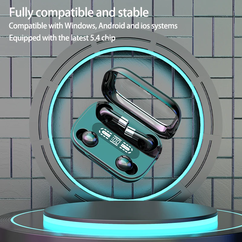 سماعات رأس بلوتوث لاسلكية TWS ، إلغاء الضوضاء ، سماعات أذن ميكروفون ، سماعات أذن للنوم غير مرئية ، سماعة رأس رياضية مقاومة للماء ، ENC