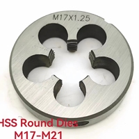 HSS speed steel metric precision thread Round Dies M17 M18 M19 M20 M21X2.5 2 1.75 1.5 1 0.75 0.5