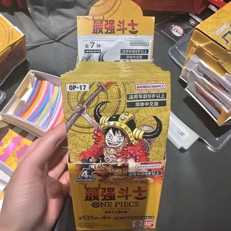 Simplified & Japanese Version One Piece Card Game OP‑17 Strongest Warrior Booster Box Collectible Trading Card Anime Game Card