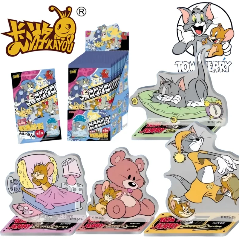 

KAYOU натуральная коллекция Tom and Jerry Cheese Shadow Trick Edition Stand Up аниме периферийные игрушки стоящие праздничные подарки