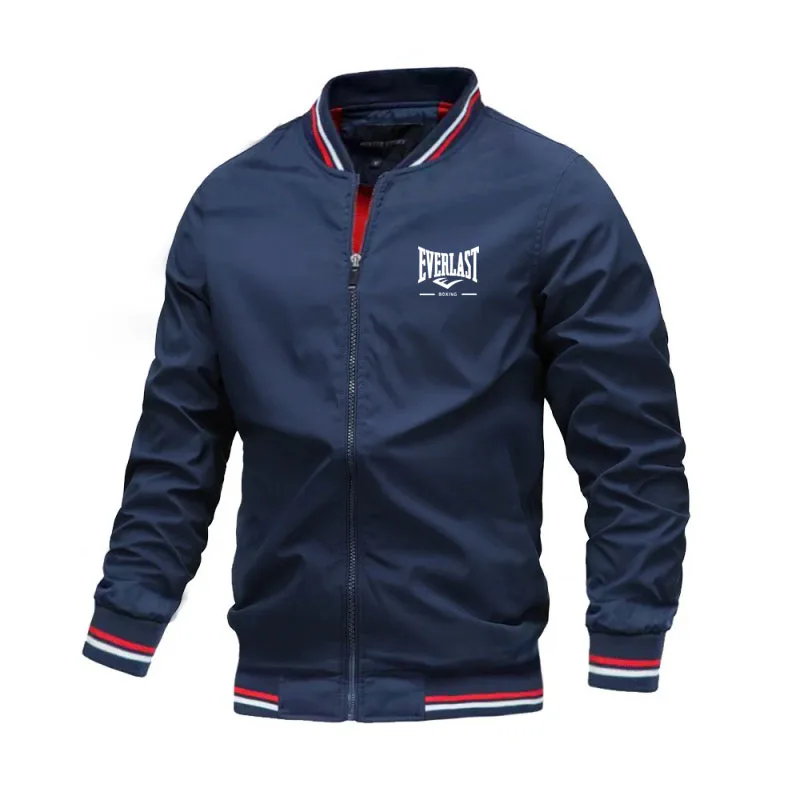 

2026 New Spring and Autumn Men's Casual and Fashionable Outdoor Mountaineering Sports Stand-up Collar Zipper Long-sleeved Jacket