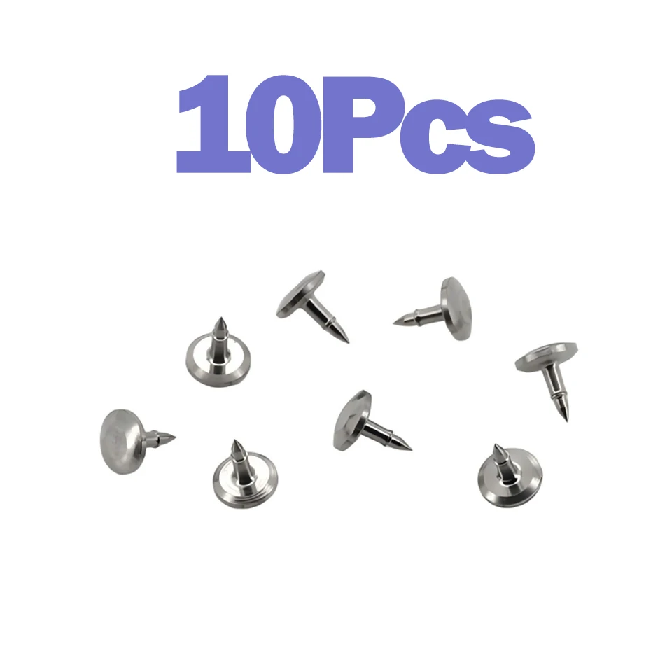 Dental GBR Titanium Membrane Tacks 3mm 10Pcs Guided Bone Regeneration Fixation Pins Alveolar Bone Augmentation Security Tacks