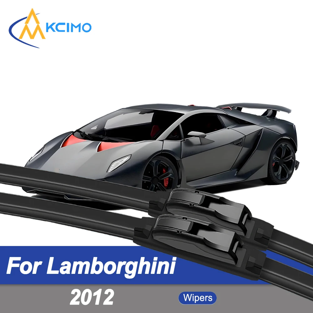 

Premium Rubber Durable Silent Windshield Wiper Blades 2pcs for Lamborghini Sesto Elemento 2012 Front Wiper Blades Set