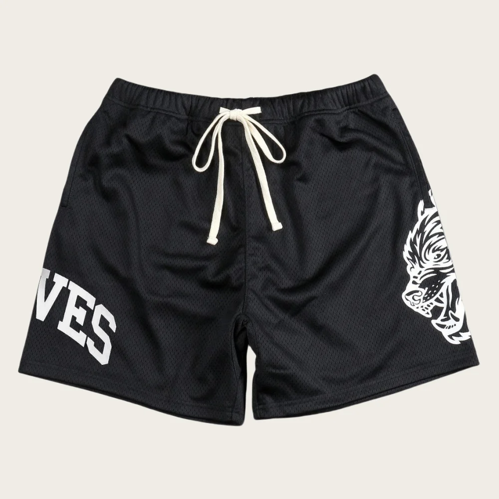 Adult adventure shorts, men's sports pants at night, summer outdoor sports running training, fitness, quick-drying beach pants