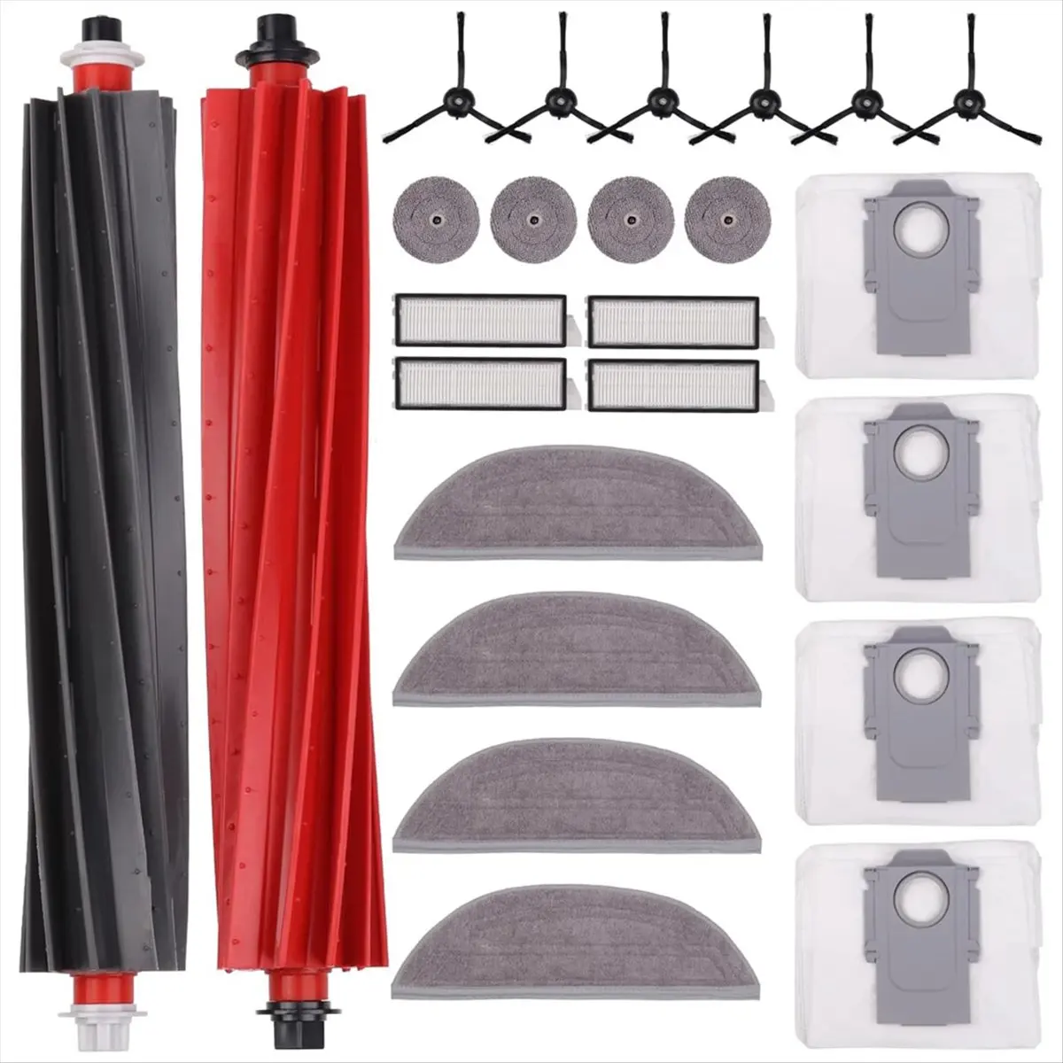 (A25M) For Roborock S8 MaxV Ultra Robot Vacuum Cleaner Main Side Brush Hepa Filter Mop Cloth Dust Bags Replacement Spare Parts