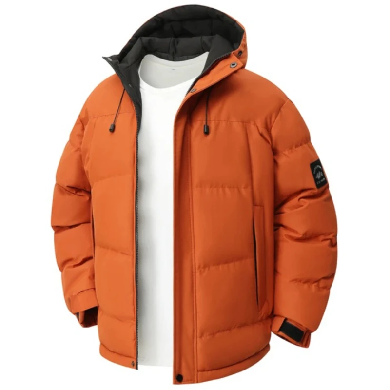 

Men's Outdoor Sports Leisure Parkas Winter Windproof Warm Neutral Padded Clothing Trendy Versatile Coat Couple Puffer Jacket Men