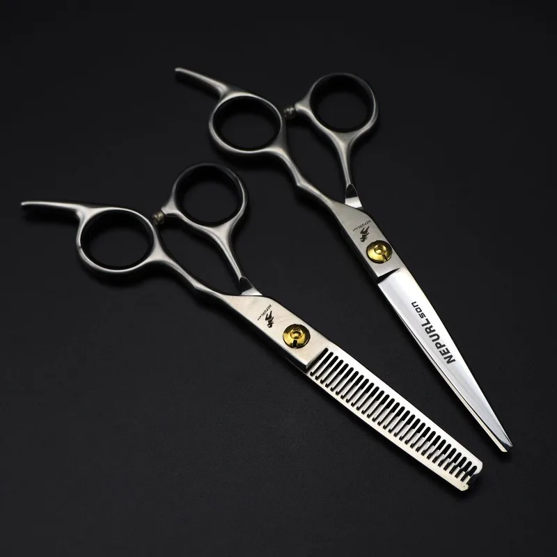 nepurlson-tesoura-de-cabeleireiro-de-alta-qualidade-com-lamina-de-60-polegadas-modelo-jp440c-com-acabamento-fosco-ideal-para-cortar-e-desbastar-cabelo-afiada-duravel-e-perfeita-para-quem-usa-a-mao-direita