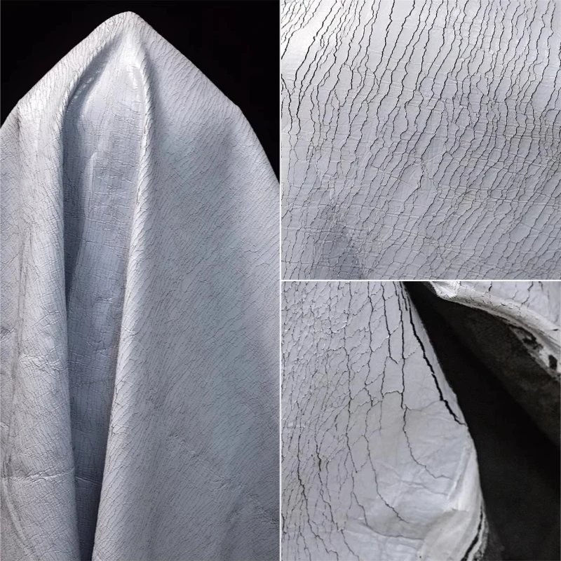 Is Sewing Textile Art - Tissu extensible épais gris rétro à