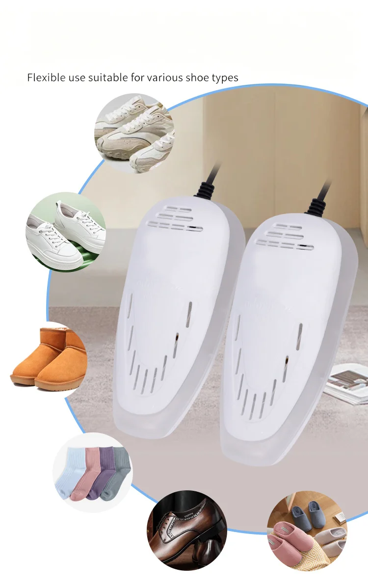 2026 New Portable Electric Shoe Dryer Fast Heating Flat Shoe Dryer Constant Temperature Function Suitable for All Kinds of Shoes