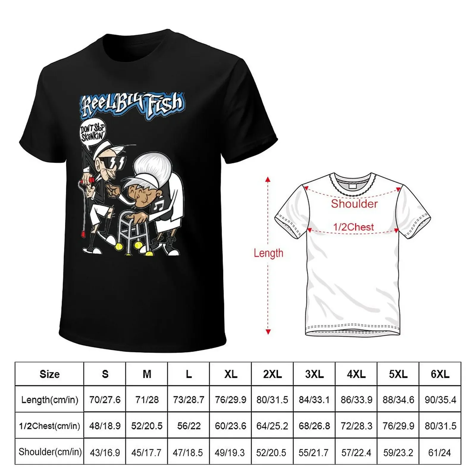 Reel Big Fish American Ska Punk Band T-Shirt shirts graphic tees vintage graphic tee man t shirt mens white t shirts