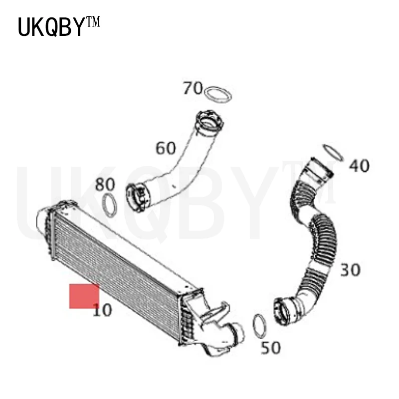 Air cooler W177 W156 W176 W246  A2465000100 A2465000900