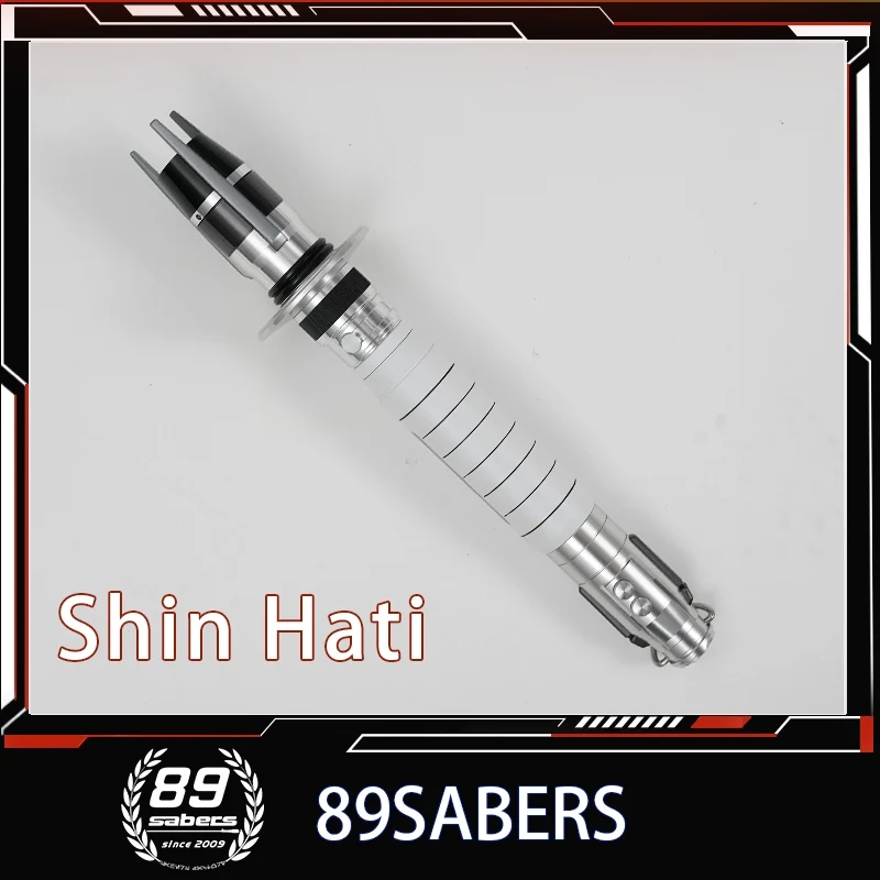 [89SABERS] Sable de luz Shin Hati, equipado con software ProffieBoard v3.9, presenta 19 fuentes de sonido y efectos de iluminación.
