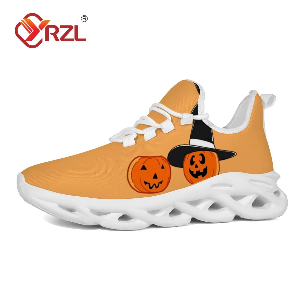 

YRZL Men's Sneakers Lightweight Anti-Slip Wear-Resistant Halloween Slip-On Shoes for Gym Training Walking Casual Sports Footwear