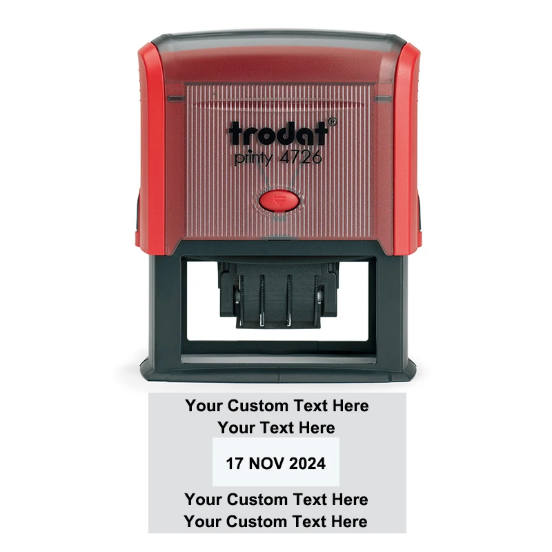 Custom Date Stamp Received Paid Completed Posted Scanned Approved Heavy Duty Big Stamp Self Inking Personalize Business Stamper