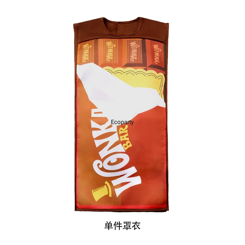 أطفال هالوين الشوكولاته زي بنين بنات مضحك الغذاء الإسفنج بدلة للجسم الأطفال كرنفال حفلة عرض مسرحي ملابس الأداء