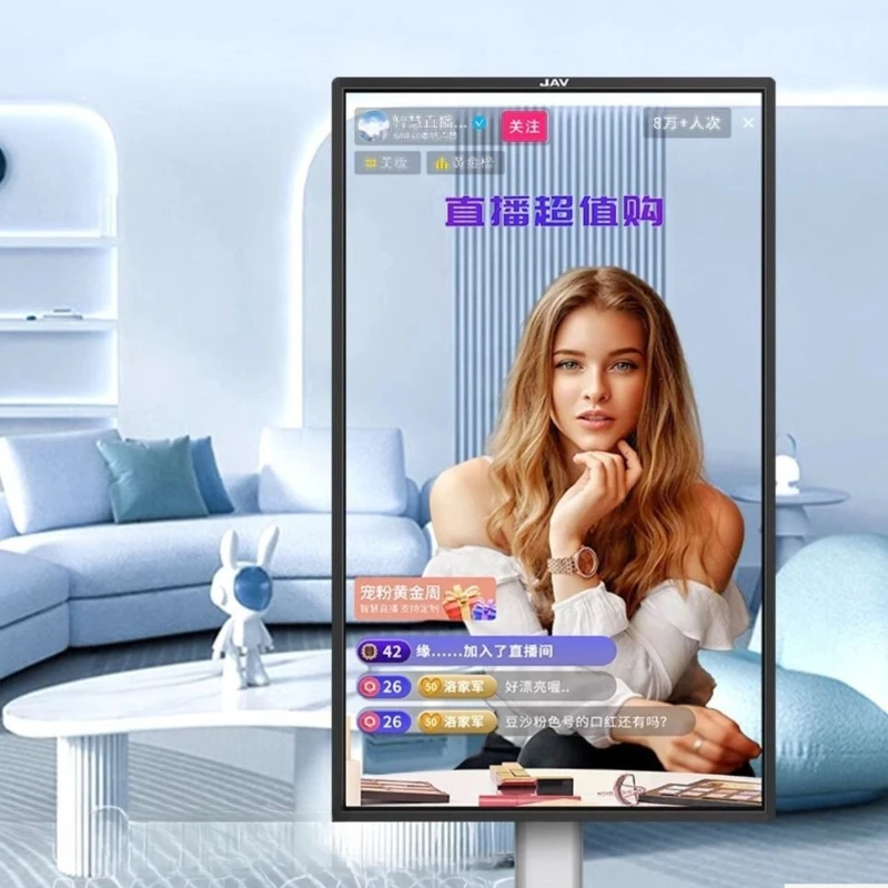 

projection all-in-one machine 4K live broadcast screen live broadcast all-in-one machine touch large screen advertising machine