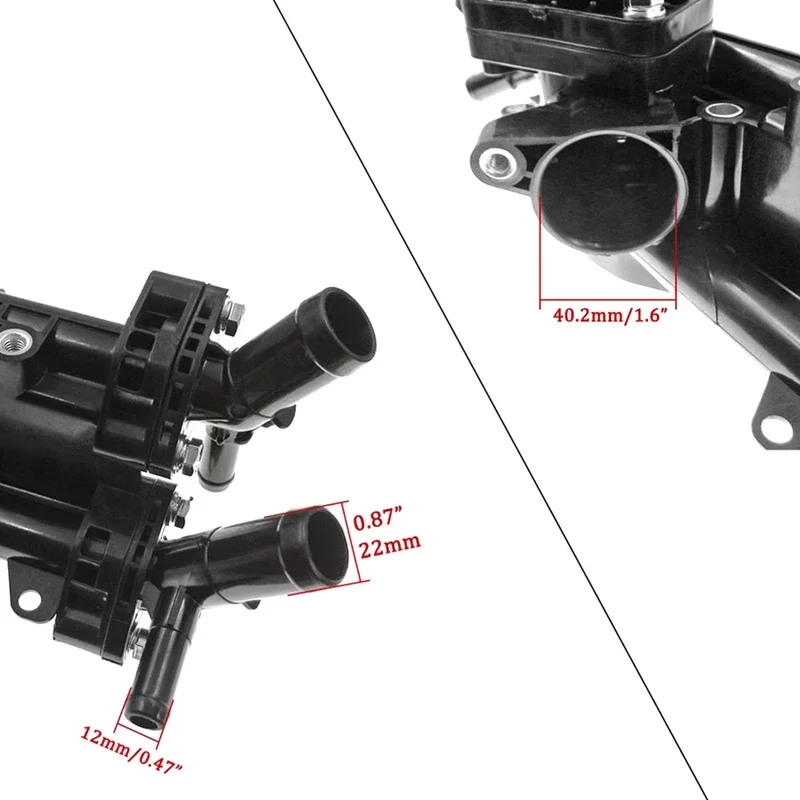 25600-2G545 Car Engine Radiator Coolant Thermostat Housing For Hyundai Santa Fe Sonata Kia Optima Sportage 2.0L 2011-2014