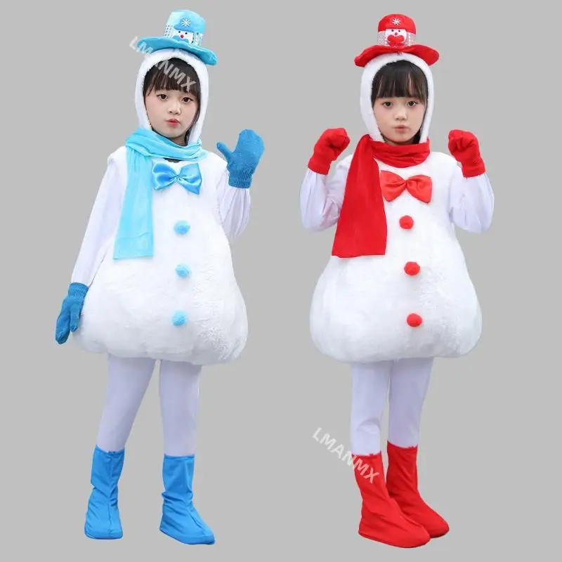 Children's snowman performance costume Christmas dance costume Snow Baby performance costume