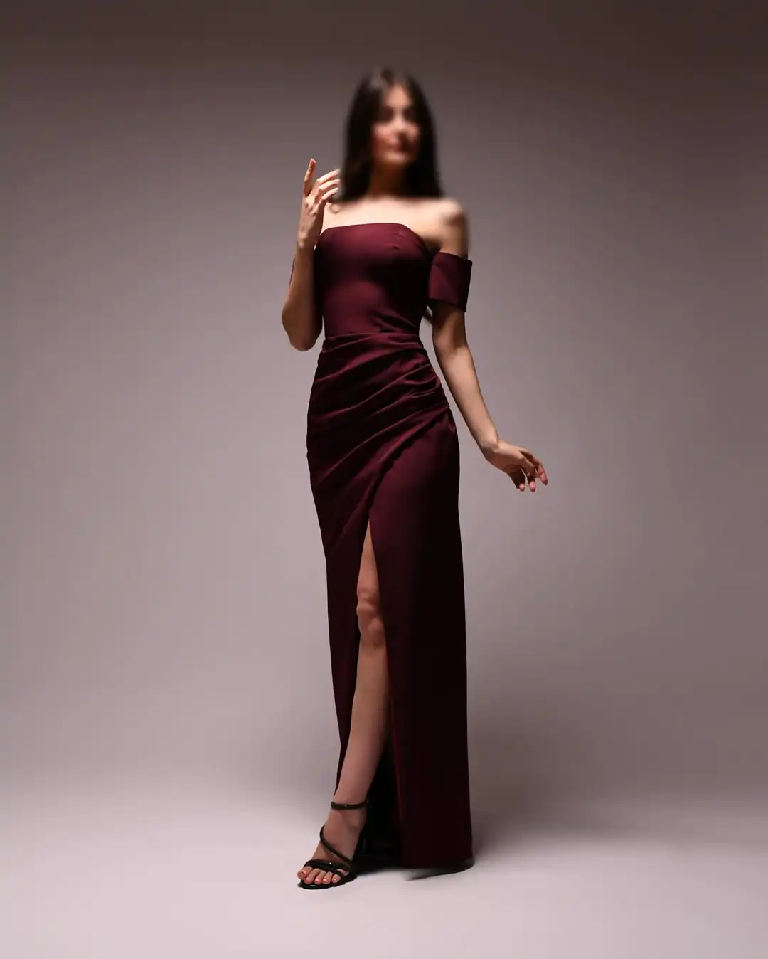 

Gradient Pink Elegant Halter Formal Sleeveless Prom Dresses Sparkling Tulle Evening Dresses Form-Fitting Party Gowns