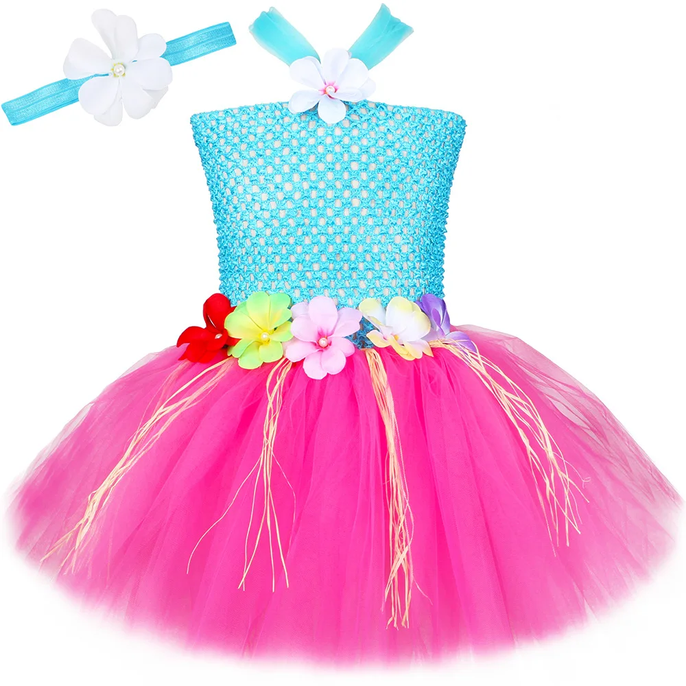 Vestido tutú Trolls para niñas, disfraces de cumpleaños de amapola de princesa para niños, vestidos de Halloween de elfos mágicos, trajes de flores de hadas para niñas