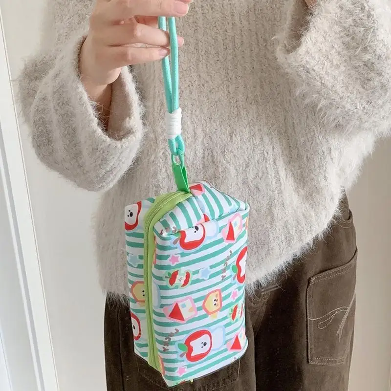 2026-new-large-capacity-canvas-pencil-case-zippered-fabric-pen-pouches-portable-cosmetic-organiser-bag-for-school-office-travel
