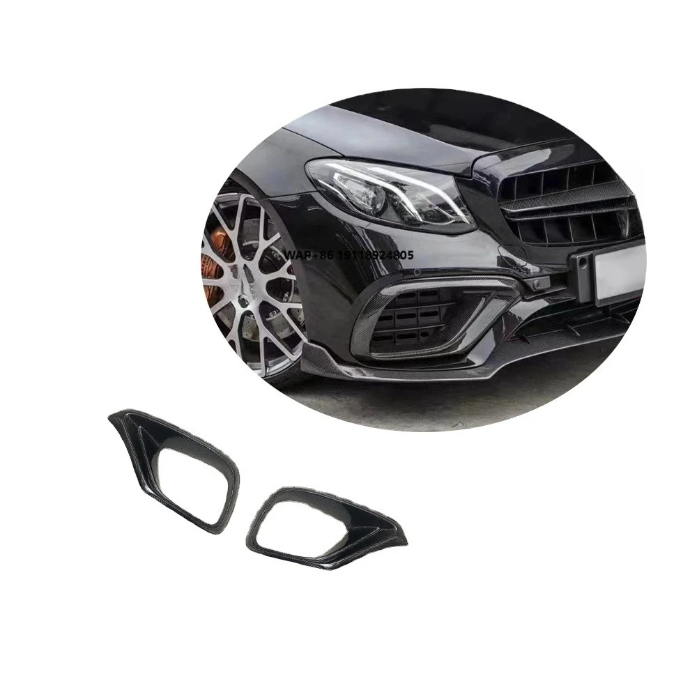 

For Benz W213 E63 Carbon Fiber Front Bumper Air Vent Splitter 2016-2020