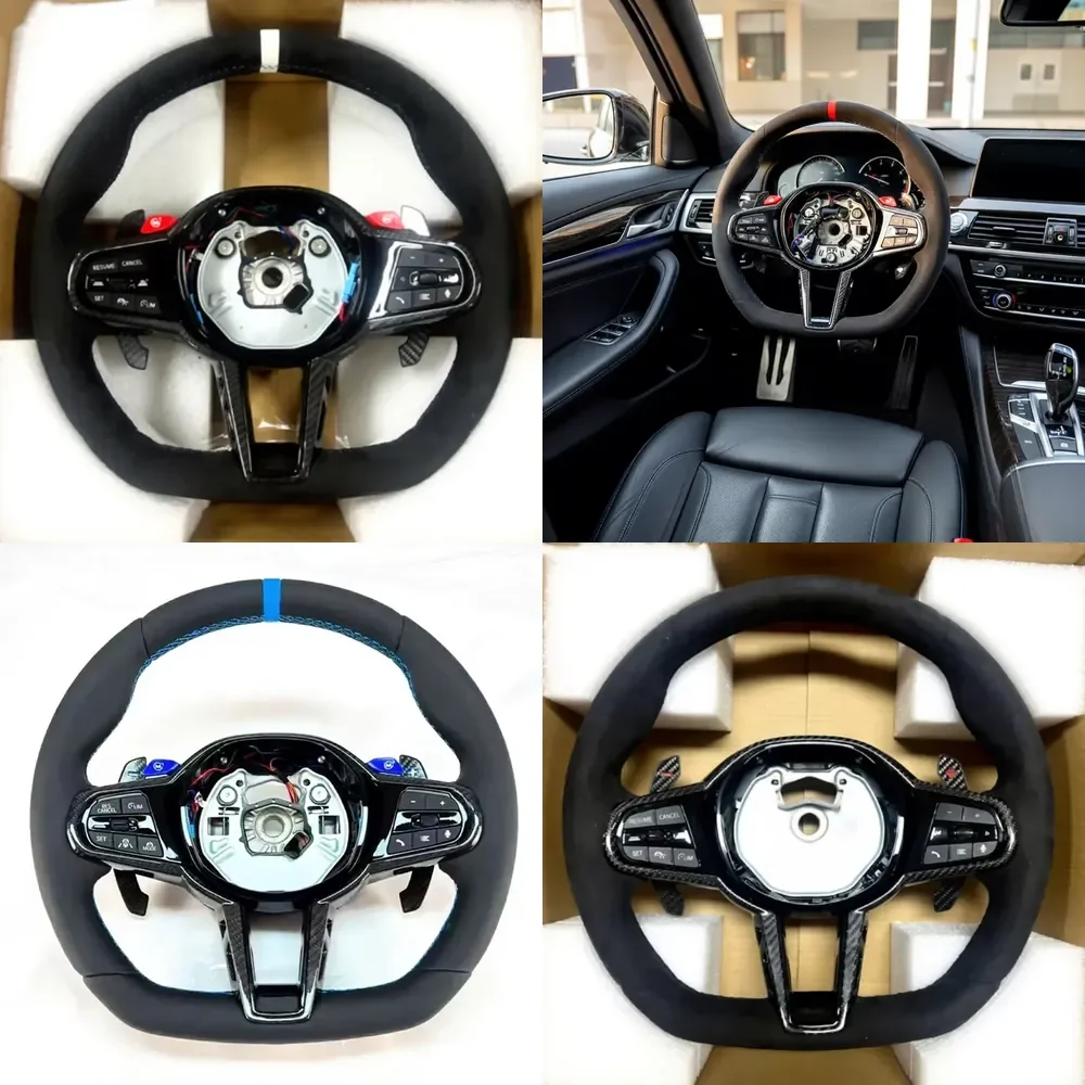 【Customizable】 Customized Dry Carbon Fiber Steering Wheel for GR A90 A91 2019-2025 MK4 MK5 Perforated Leather