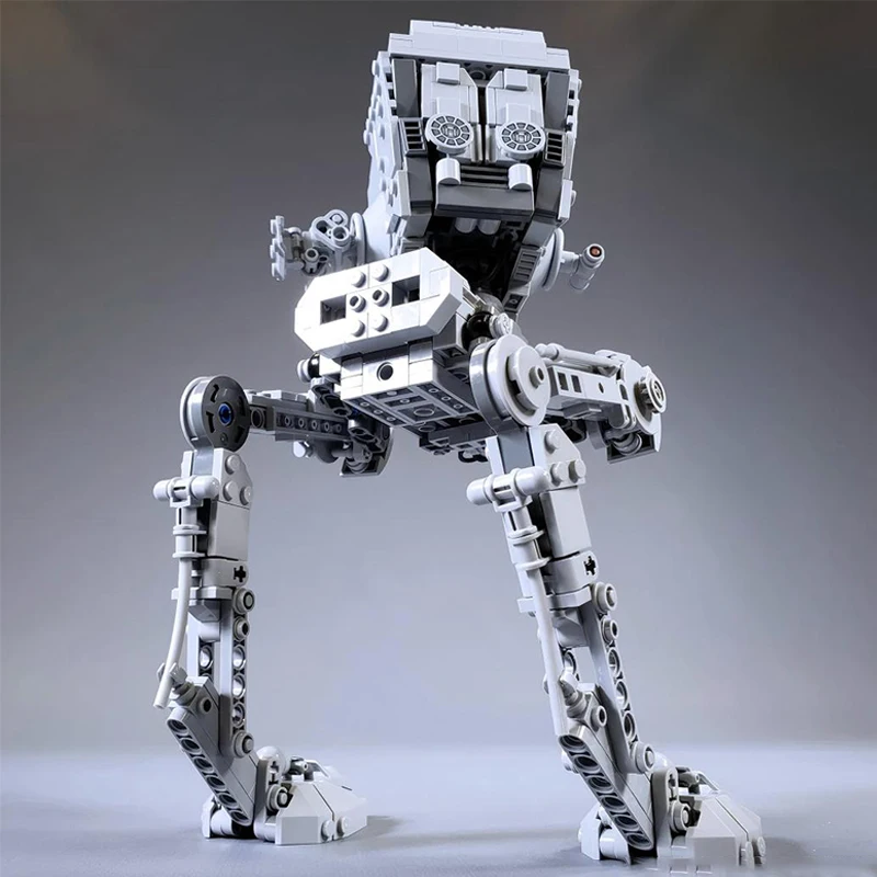 AT-ST レイダーマンダロリアンミニフィグスケール地形偵察輸送機モデルビルディングブロック DIY 少年レンガのおもちゃギフト