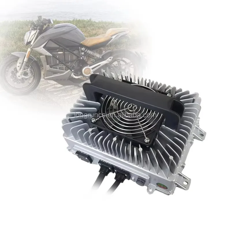

2025 New StyleOn-Board 3300 Battery Charger For Motorcycles 48v 72v 96v 120v 144v 312v 440v Lifepo4/Lithium/Lead Acid Air Coolin