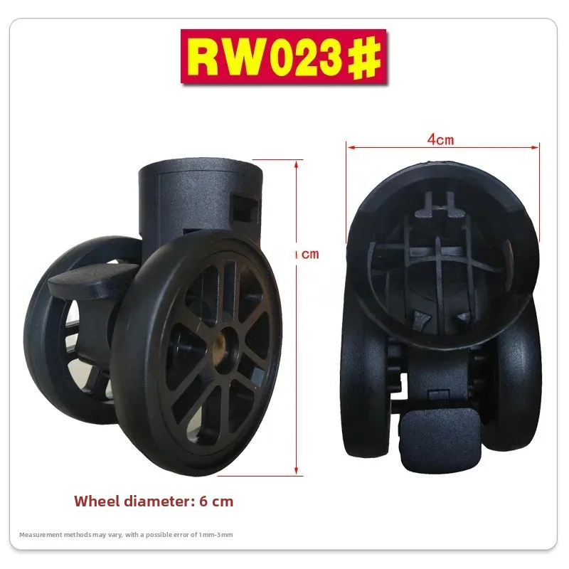 Universal Wheel Luggage Cart Travel Suitcase Wheel Roller Bag Wheel Removal Wheel Tool Box Wheel 023 Travel Accessories