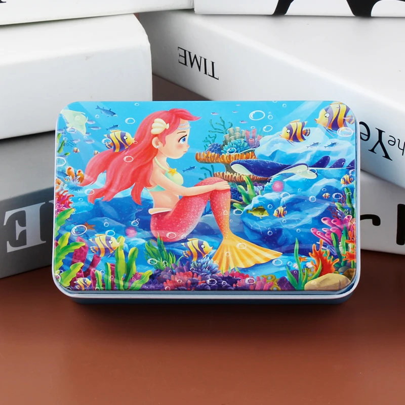 New Children 60 Pieces Wooden Puzzle Kids Cartoon Animal Vehicle Wood Toy Jigsaw Baby Early Educational For Christmas Gift Toys