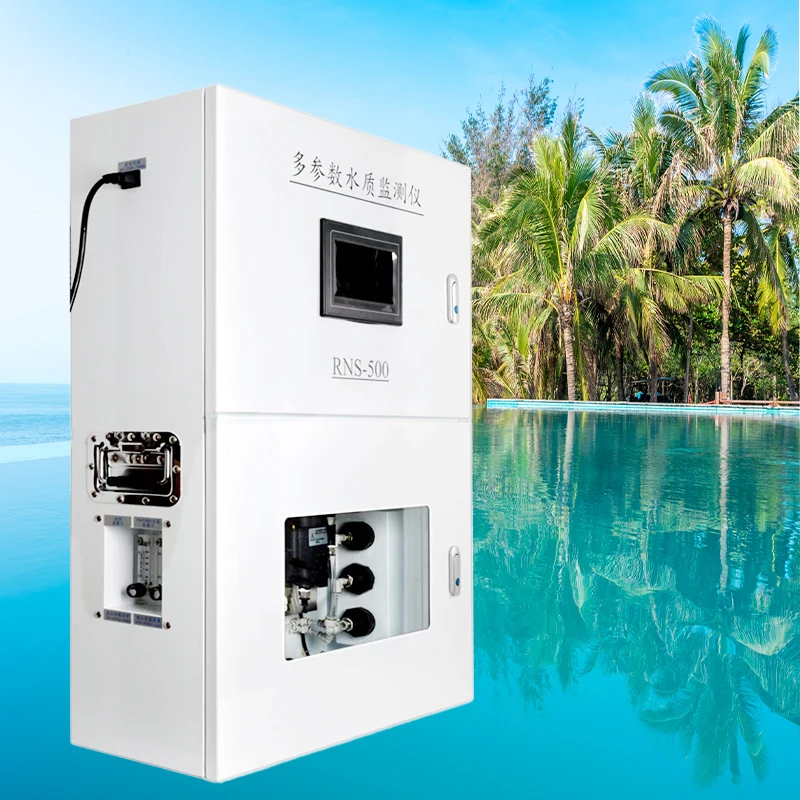 Swimming Pool Water Quality Analyzer Multi-Parameter 485 pH Turbidity Instrument for Pool Maintenance