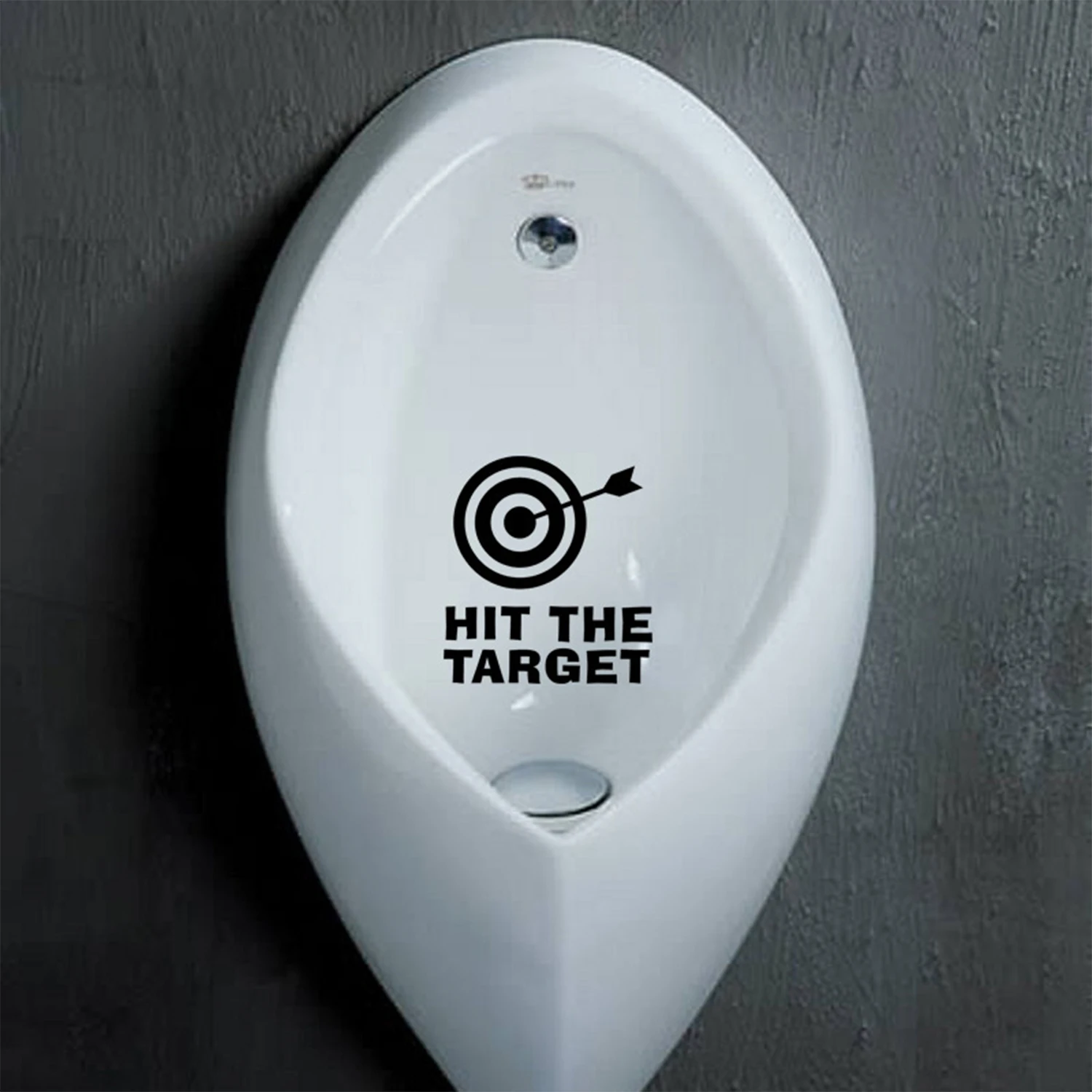 New Arrival Creative Funny HIT THE TARGET Bathroom Toilet Urinal Sticker for Bathroom Toilet Stickers Wall Decal Home Decoration