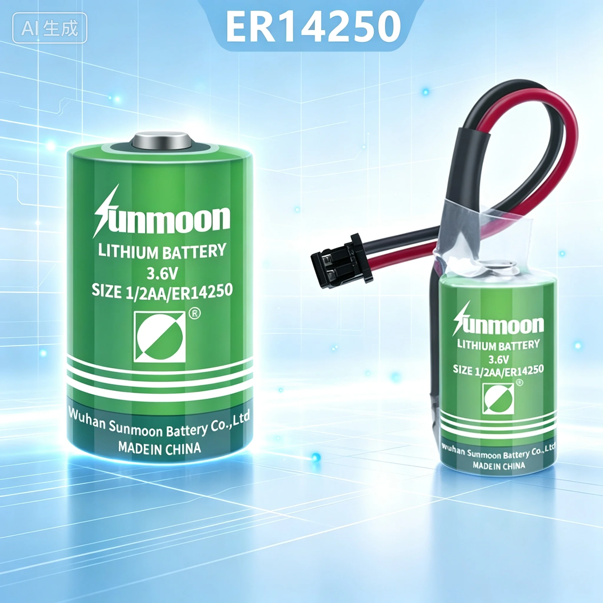for ER14250 3.6V Lithium Battery For PLC Servo  5pcs
