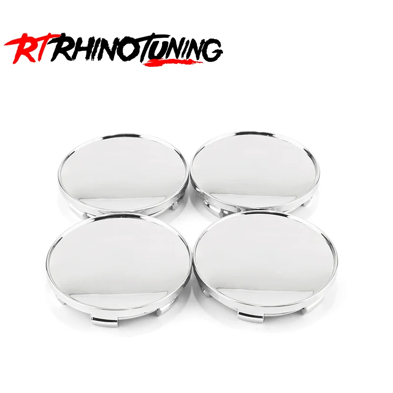 Tapas centrales de llanta RhinoTuning 2/4PCS OD 68mm/2.68" ID 62mm/2.44" compatibles con ruedas XXR 005 550 558 559 estilo RS5 RS6 RS7 CDR9 FD05 LM 654F