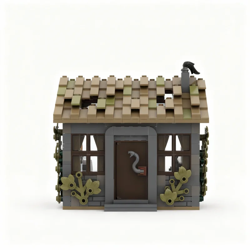 388pcs MOC Harry Gaunt Shack Model Toy Building Blocks Architecture Christmas Gifts Assemble Education DIY Birthday Creative
