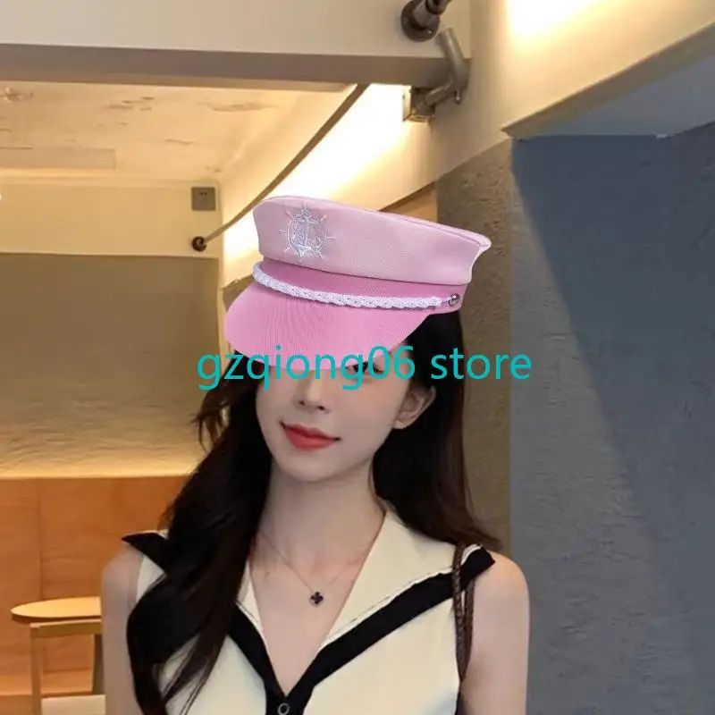 K3NF Dziewczęcy kapelusz marynarza marynarza na imprezę marynarską Masquerades Captain Marine Cruise