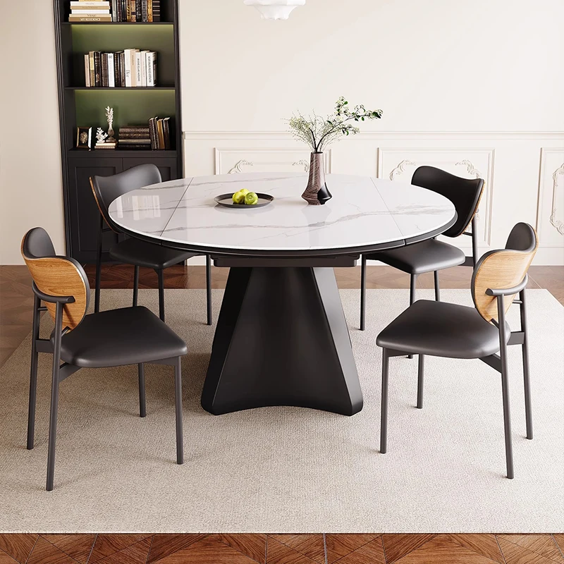 Design White Dining Tables Black High Eating Space Saving Luxury Dining Tables Round Modern Tavoli Da Pranzo Furniture Home