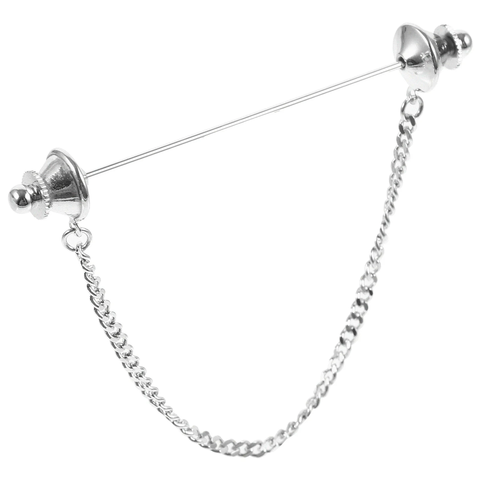 الرجال طوق دبوس سلسلة بروش معدني قميص ربطة العنق دبوس الزخرفية الملابس الأنيقة الديكور مأدبة الاحتفال