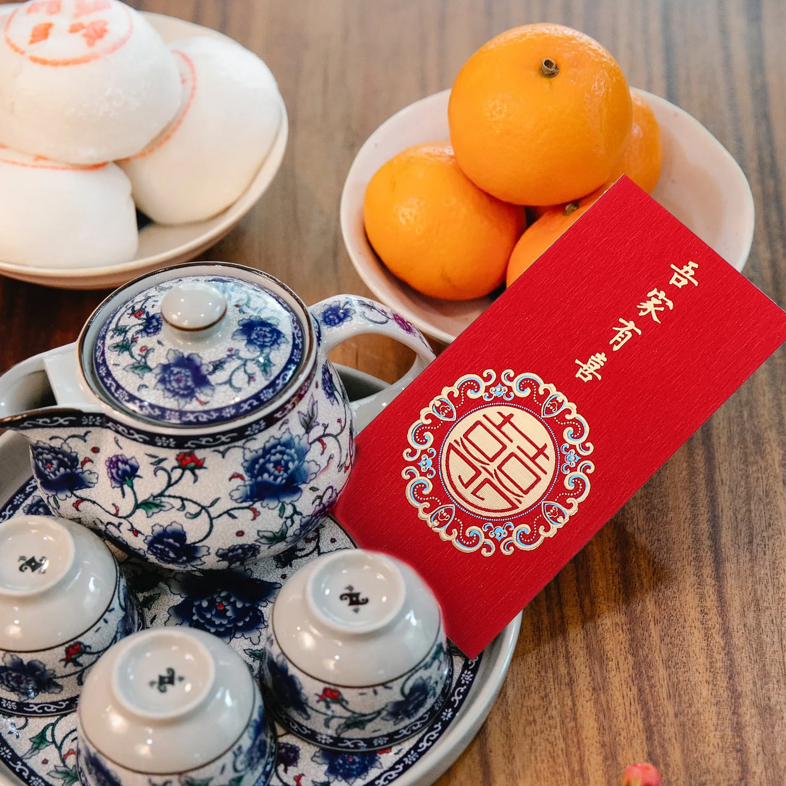 

12Pcs Red Envelope Chinese Wedding Money Holder Traditional Style Cash Packets Lucky Gift Lunar New Year Festival Gift Envelopes